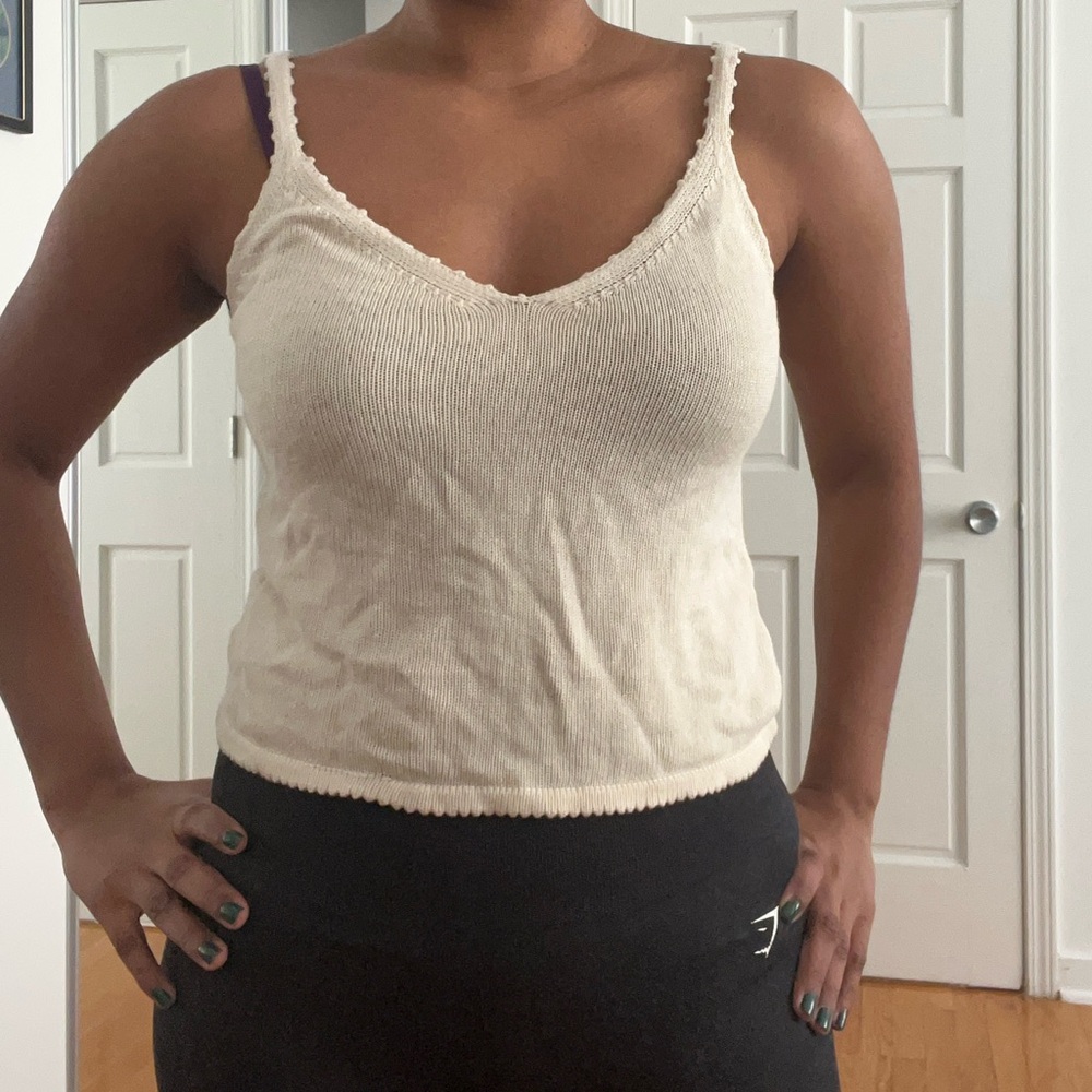 Reformation Wisteria top cream XS - Picture 3 of 8